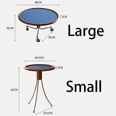 modern rolling coffee table for sofa and lounge area