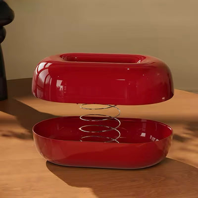 modern tabletop tissue box holder for minimalist spaces
