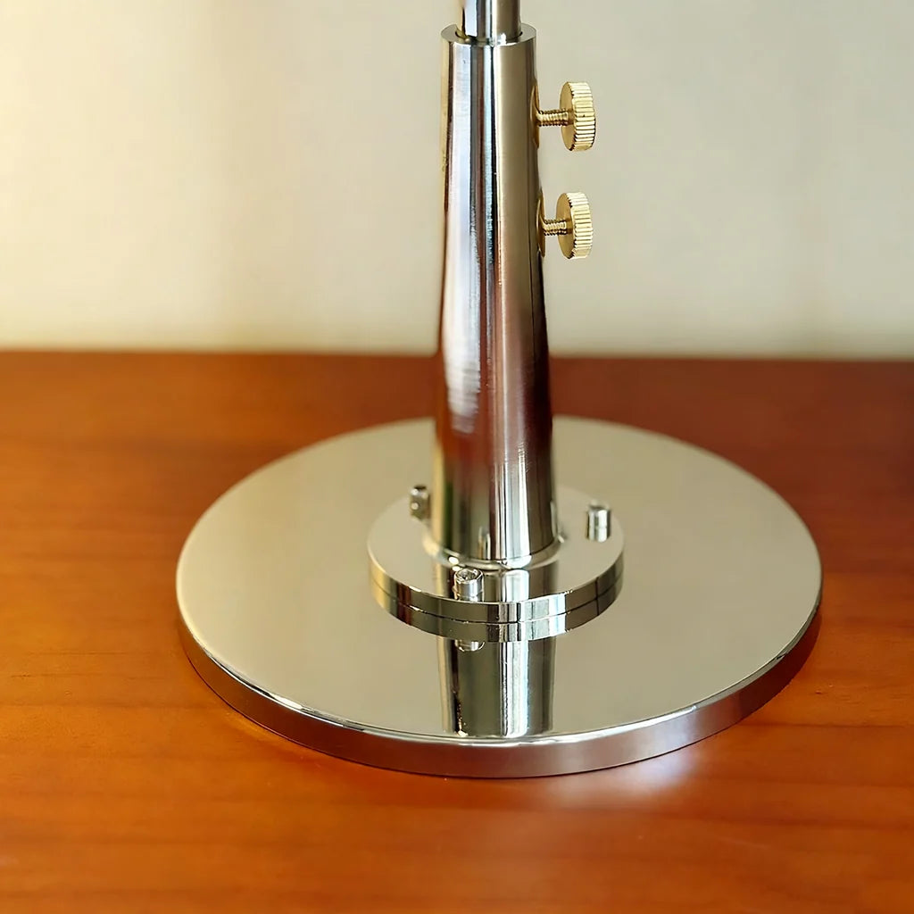 modern vintage chrome desk light
