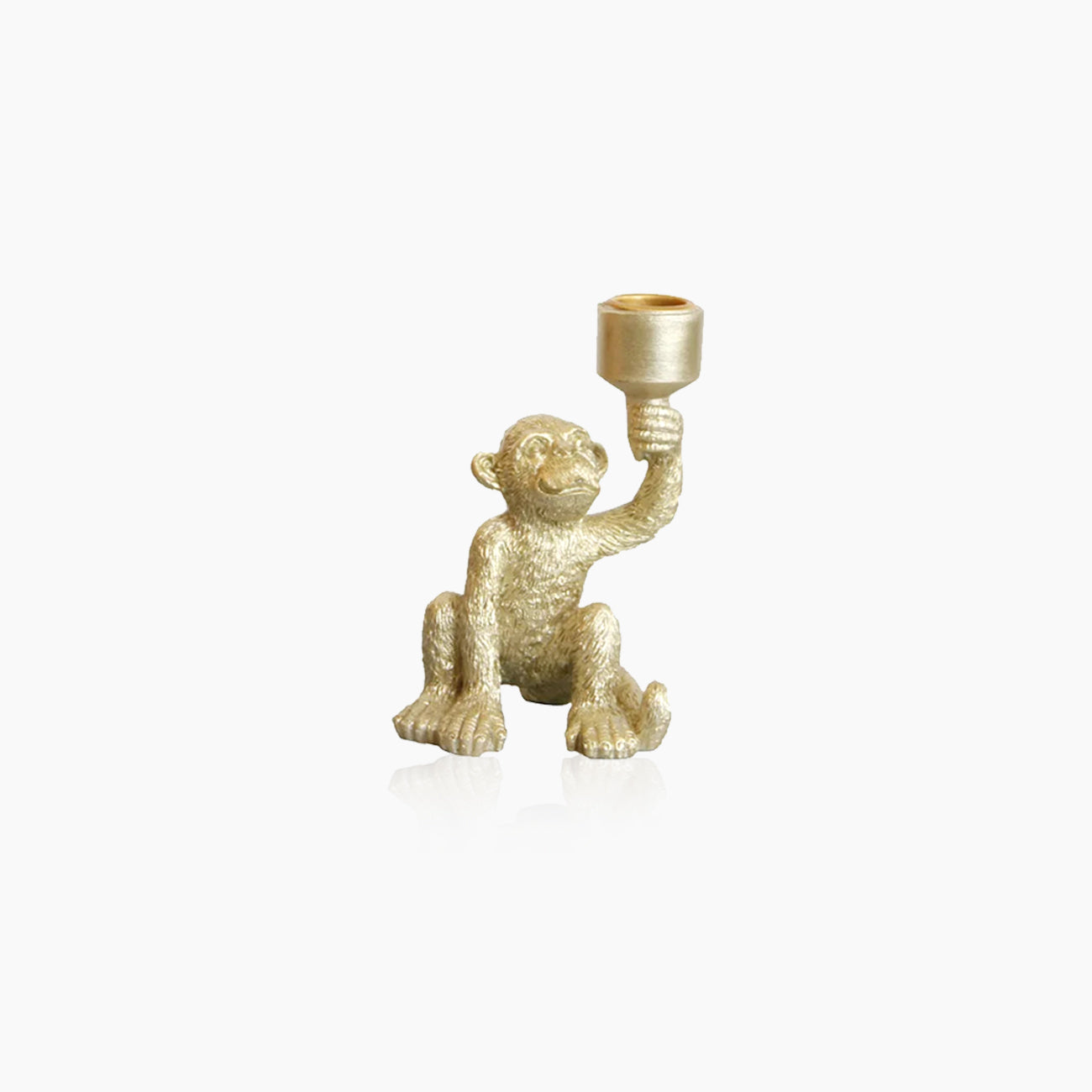 Monkey Candle Holder – Resin Decorative Decor