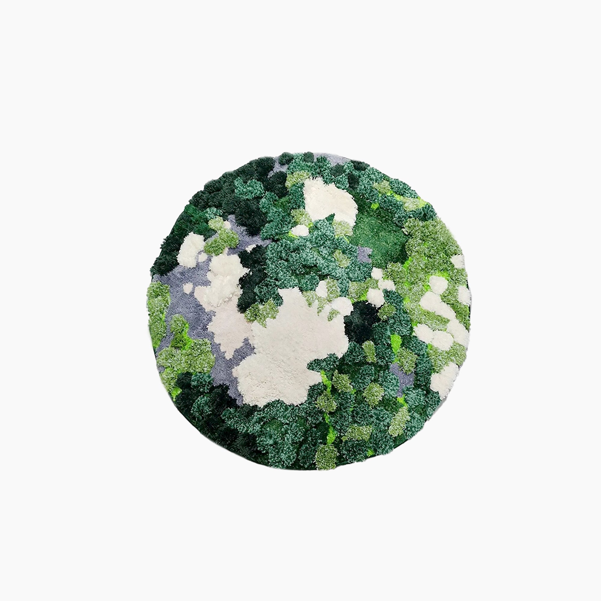 Hand Crafted Carpet - Forest Carpet 4ft Round Polyester