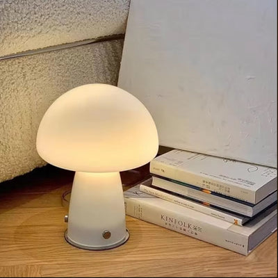 Mushroom Table Lamp – Retro Glass LED Light