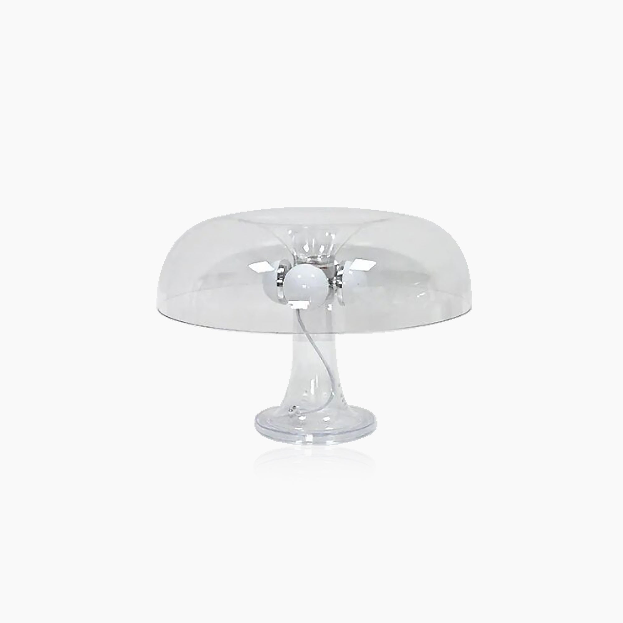 Mushroom Table Lamp | Bauhaus Style Transparent Desk Light