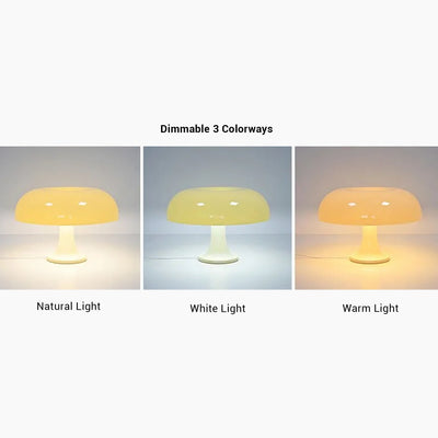 Mushroom Table Lamp | Bauhaus Style Transparent Desk Light
