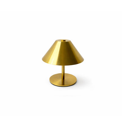 Cordless Metal Table Lamp - Industrial Mushroom Touch Control