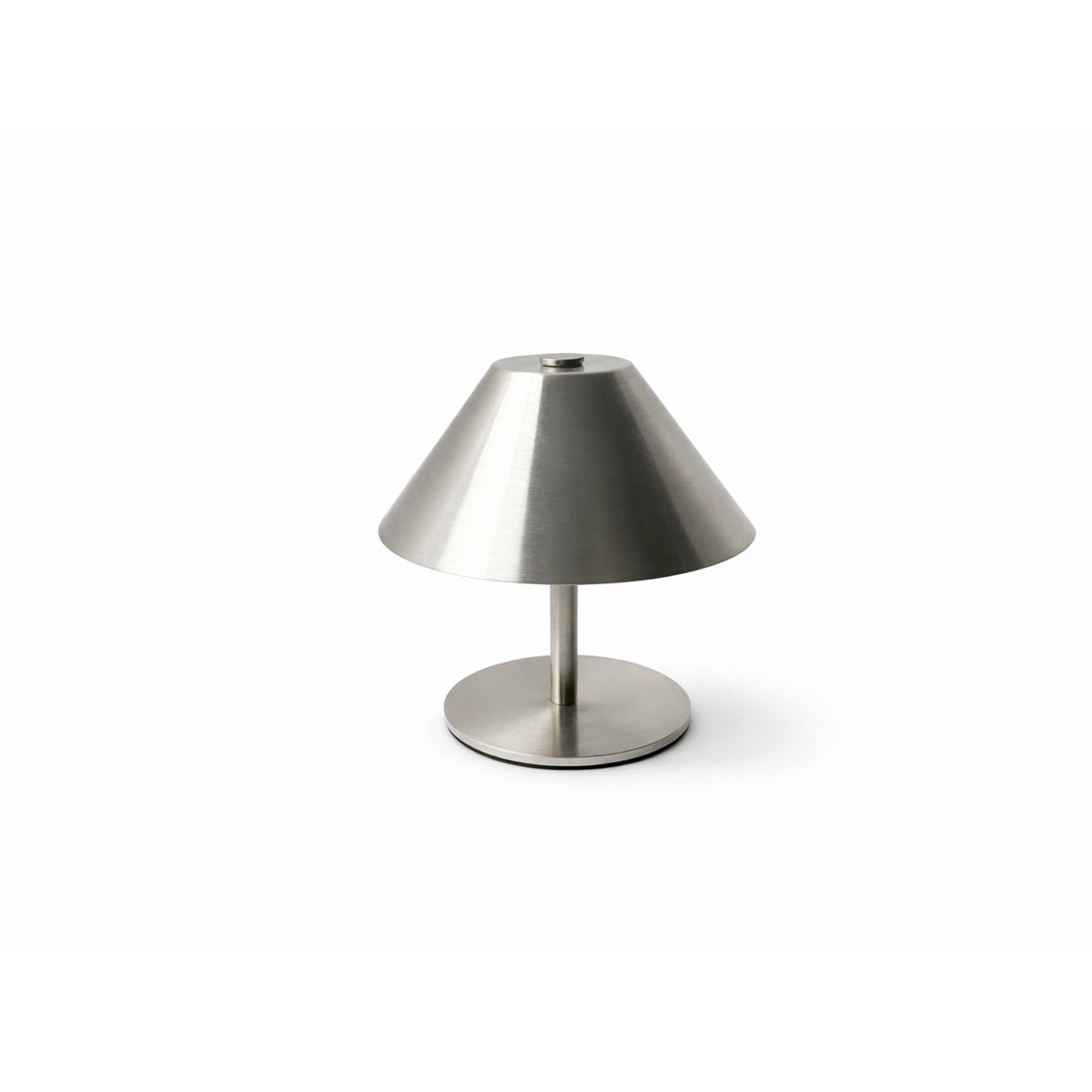 Cordless Metal Table Lamp - Industrial Mushroom Touch Control