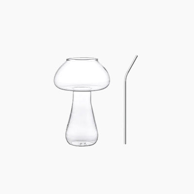 Mushroom Cocktail Glass - Stylish Borosilicate Drinkware