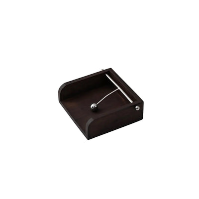 Wooden Napkin Holder | Contemporary Ball Design Accessory
