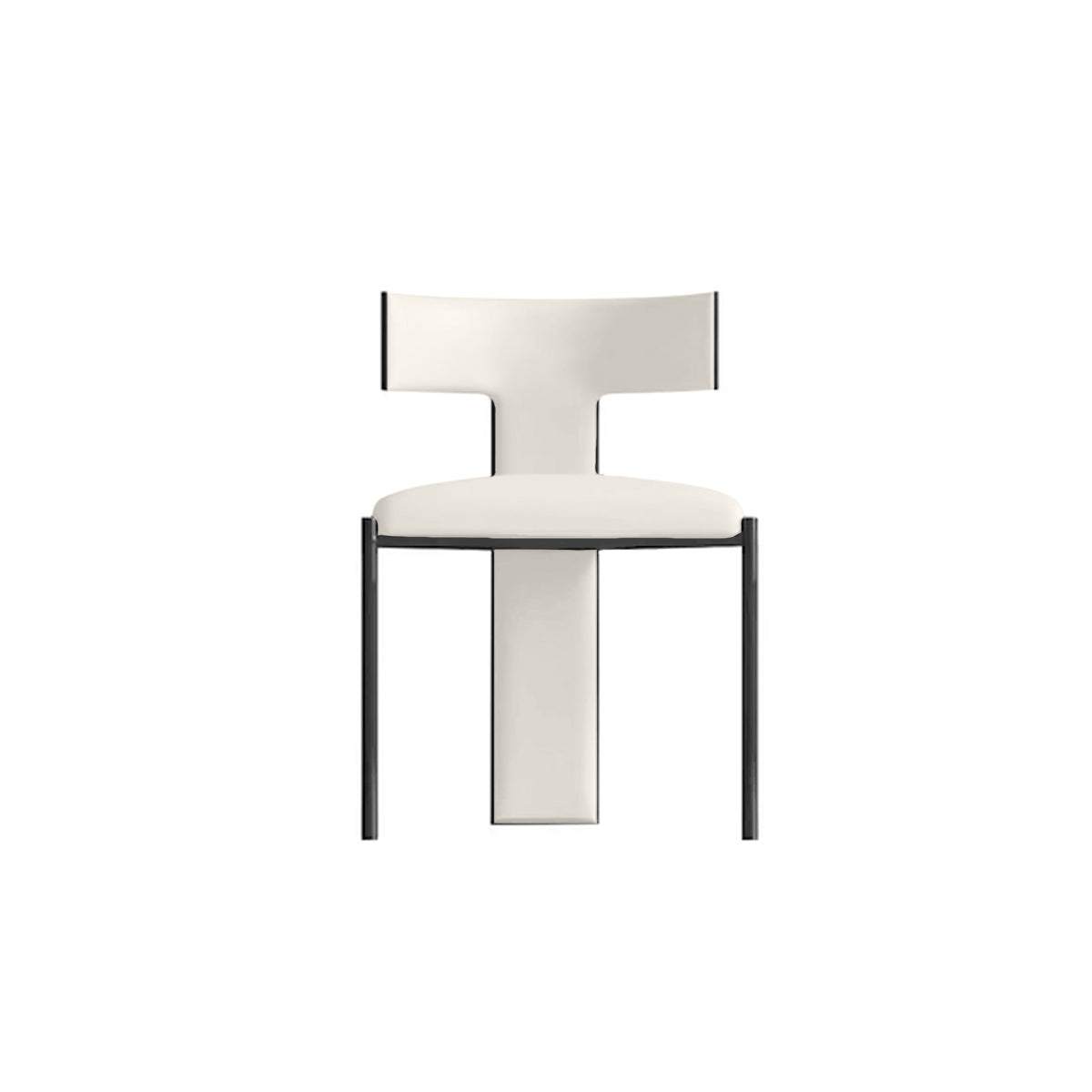 T Back Dining Chair - Modern Japandi Style Seat
