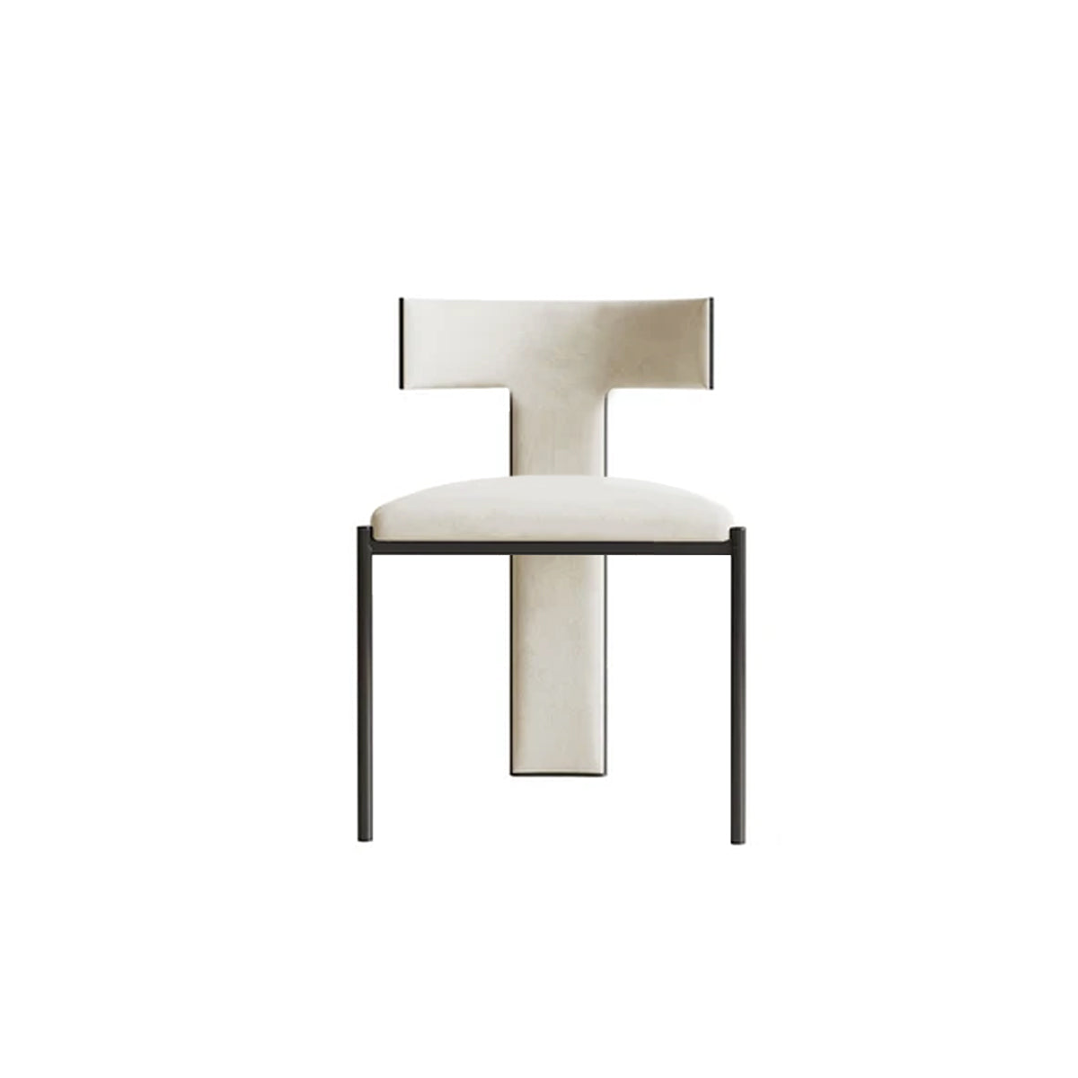 T Back Dining Chair - Modern Japandi Style Seat