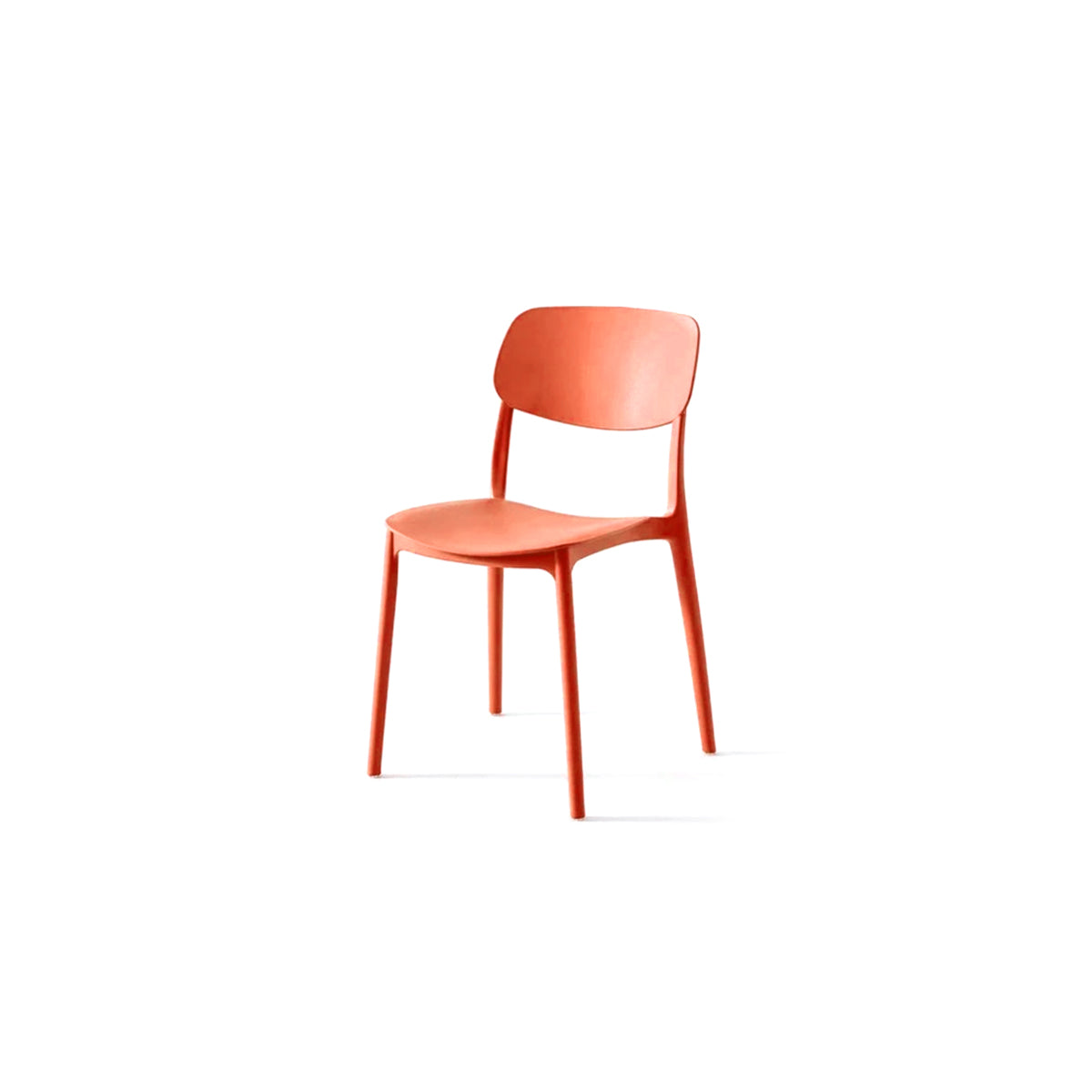 Nordic ABS Dining Chair - Minimalist Plastic Seat