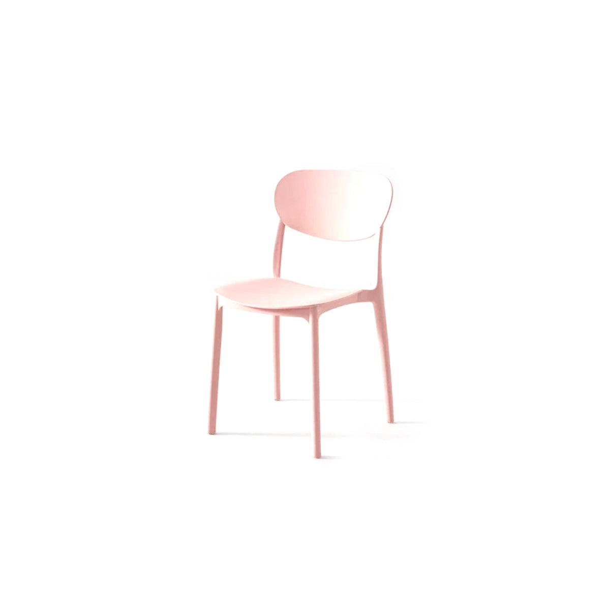 Nordic ABS Dining Chair - Minimalist Plastic Seat