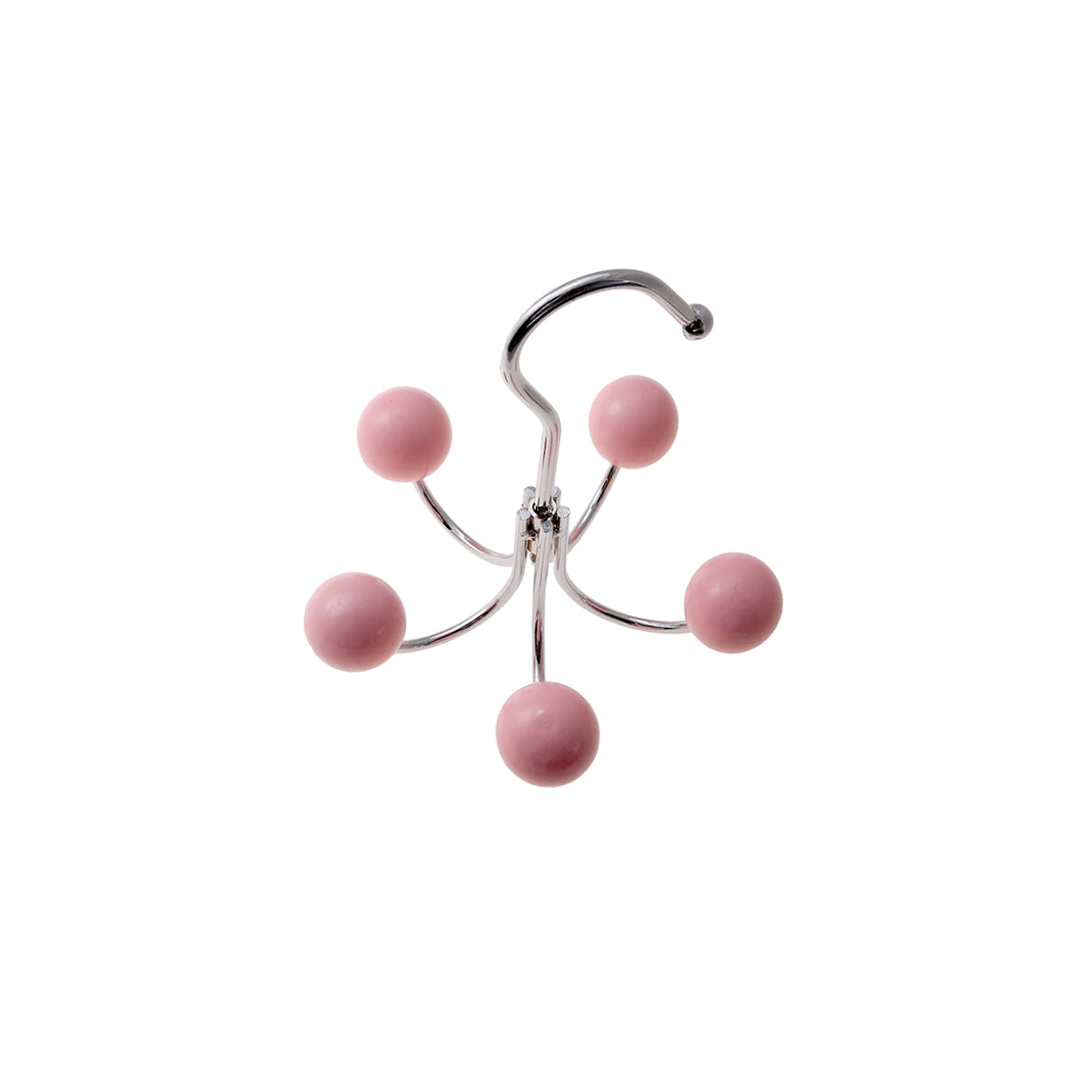 Wooden Ball Hooks Rotating 5 Color Hanger