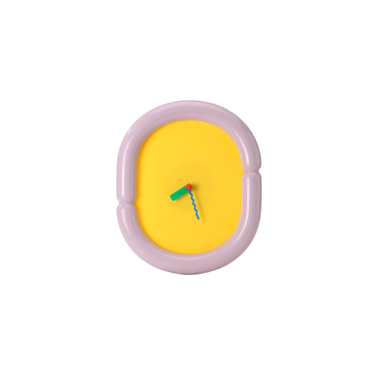 Tube Frame Wall Clock – Modern Minimalist Design