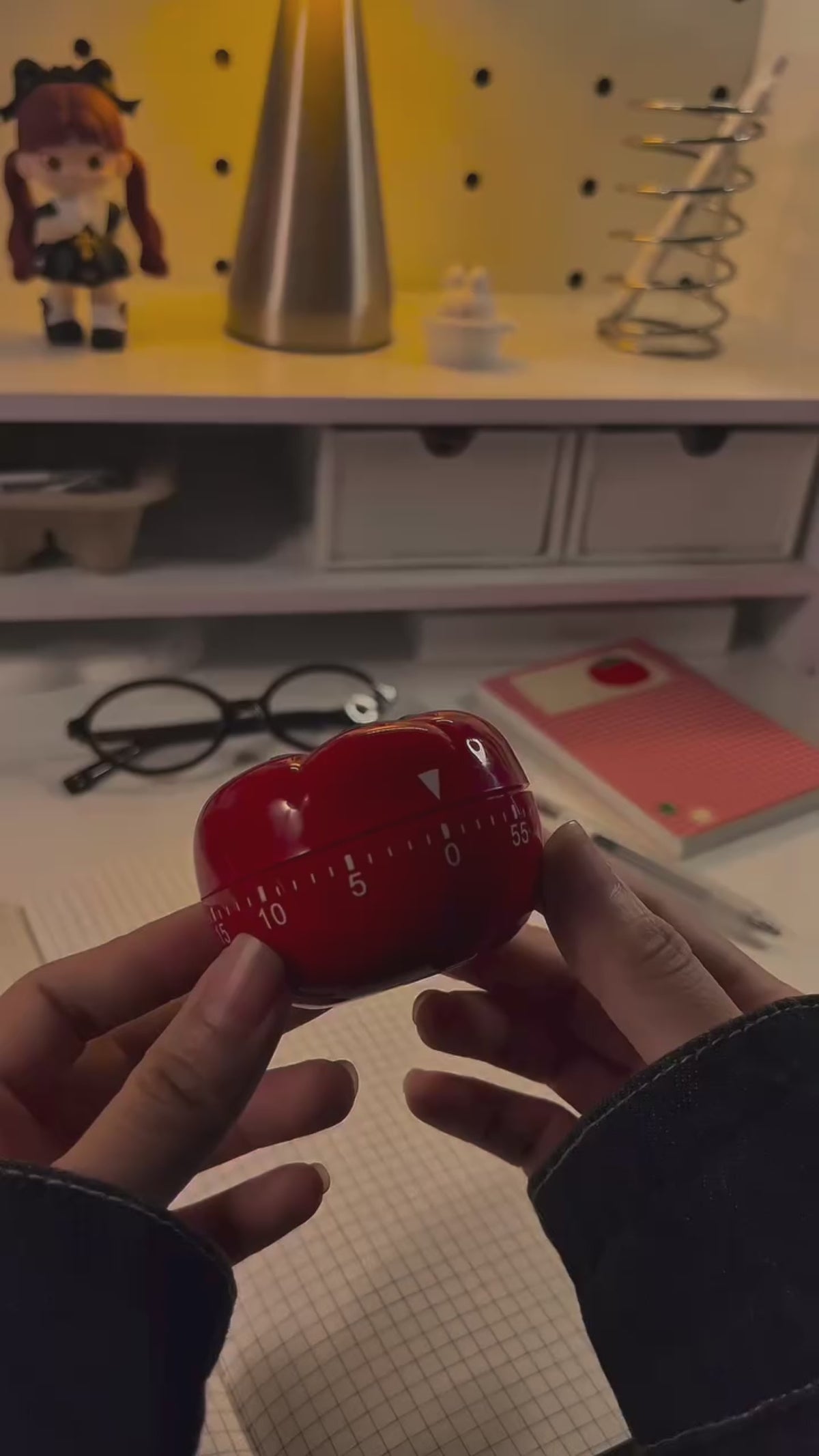 Pomodoro timer for desk setup