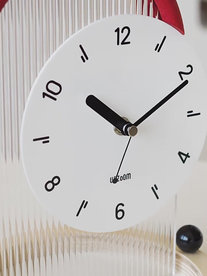 Sleek Arch-Frame Table Clock