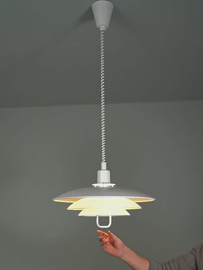 Layered Pendant Light - Telescopic Ceiling Lamp, Adjustable Height