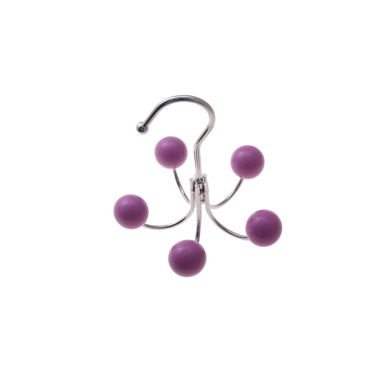 Wooden Ball Hooks Rotating 5 Color Hanger