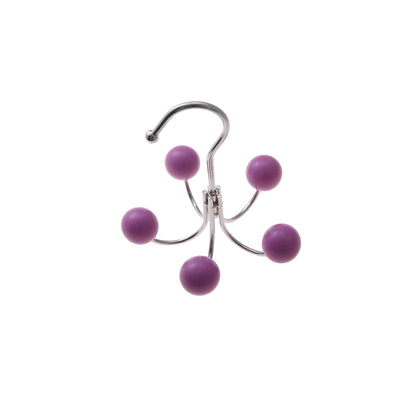 Wooden Ball Hooks Rotating 5 Color Hanger