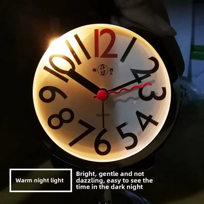 quiet bedside clock with alarm