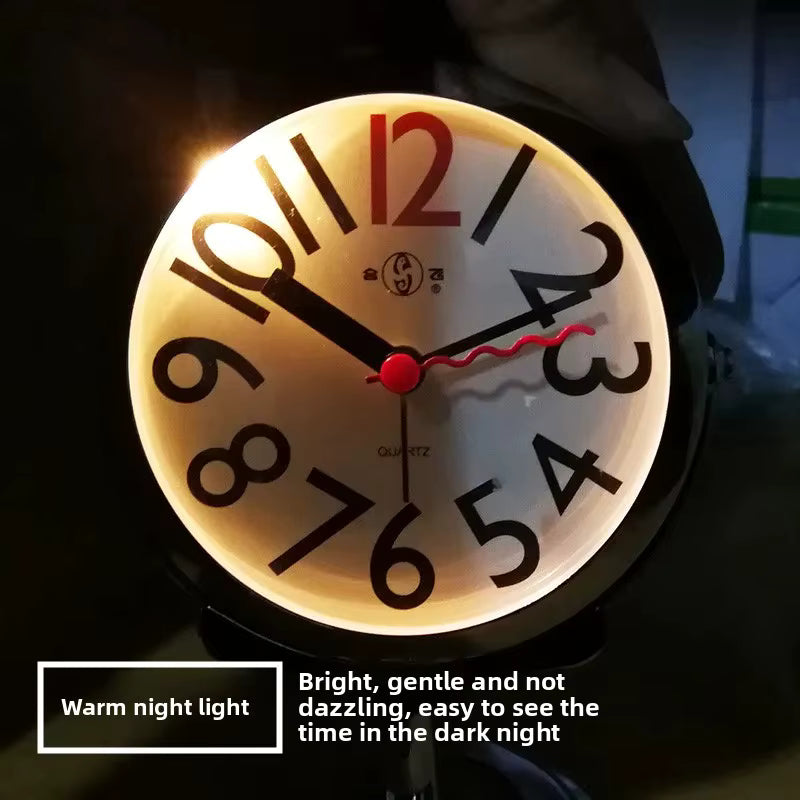 quiet bedside clock with alarm