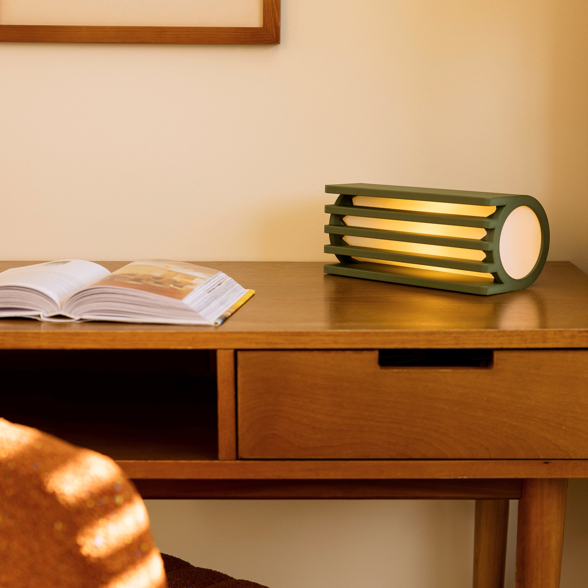 Radiator Table Lamp | Dimmable LED & Smart Bulb Compatible
