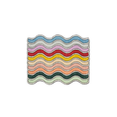 Rainbow Fluffy Carpet - Irregular Shaped Soft Rug