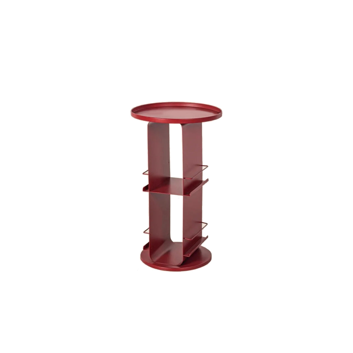 Metal Magazine Rack - Stylish Round Book & Magazine Stand