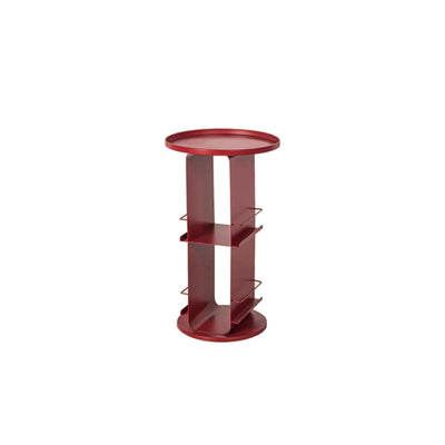 Metal Magazine Rack - Stylish Round Book & Magazine Stand
