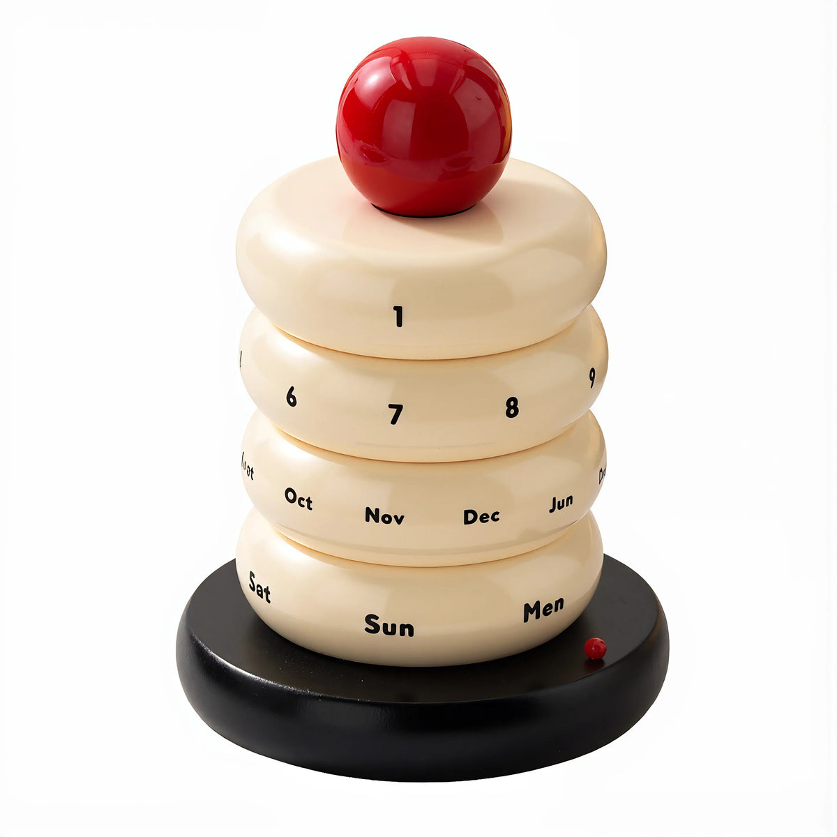 rotating calendar desk decor