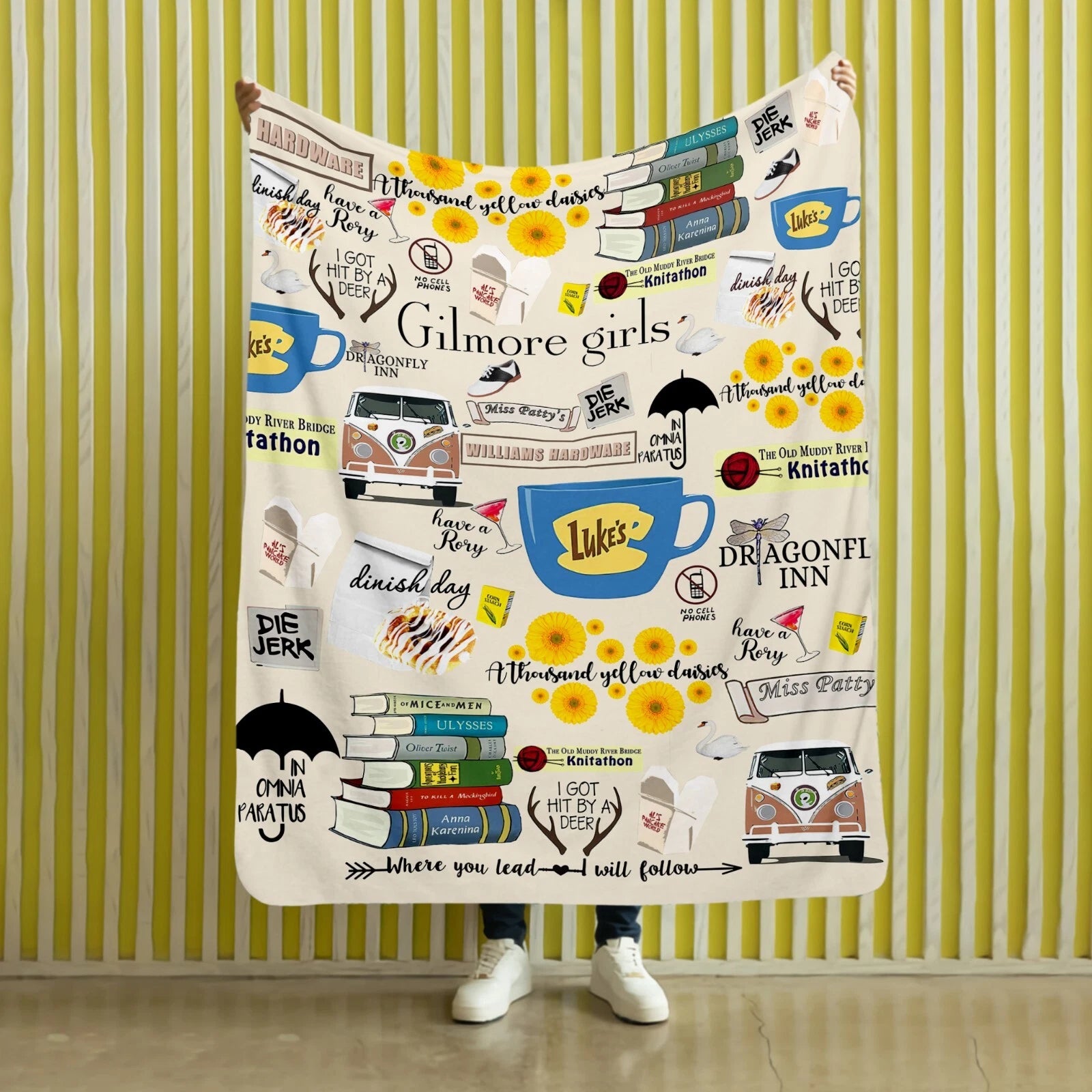 FLAVOR-FLANNEL | The Grammy Girl Foodie Throw
