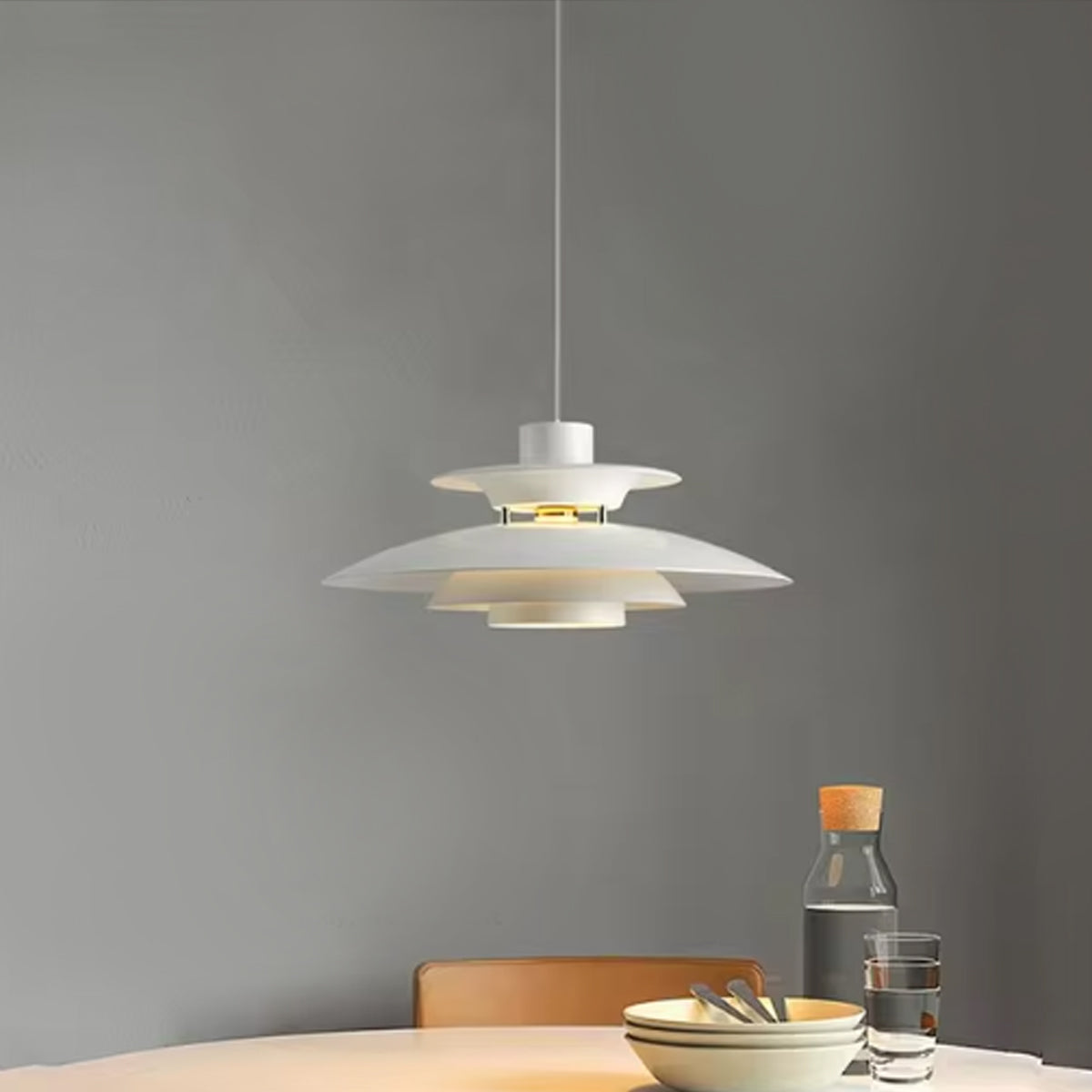 Color Umbrella Ceiling Fixture - Modern Scandinavian Lamp