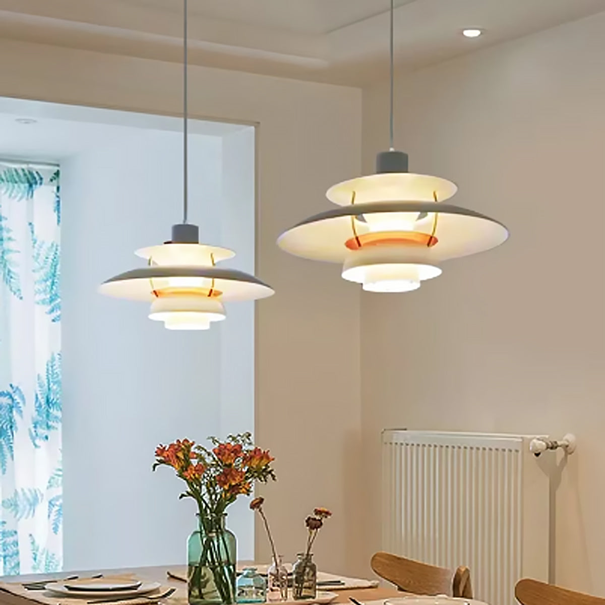 Color Umbrella Ceiling Fixture - Modern Scandinavian Lamp