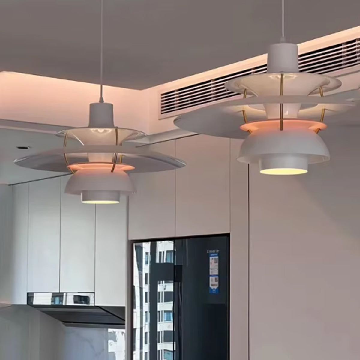 Color Umbrella Ceiling Fixture - Modern Scandinavian Lamp
