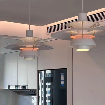 Color Umbrella Ceiling Fixture - Modern Scandinavian Lamp