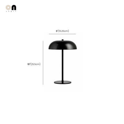 Cordless Metal Table Lamp | Portable Industrial LED Light
