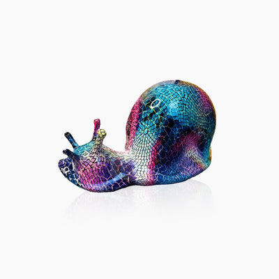 Graffiti Snail Sculpture - Resin Art Figurine
