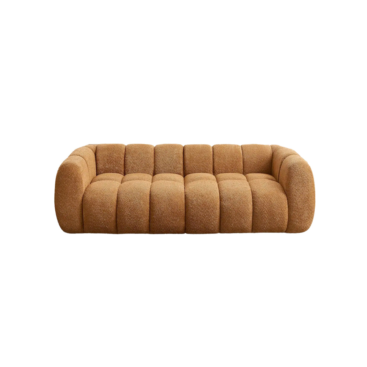 Bouclé Cloud Sofa - Upholstered Tufted Lounge Couch