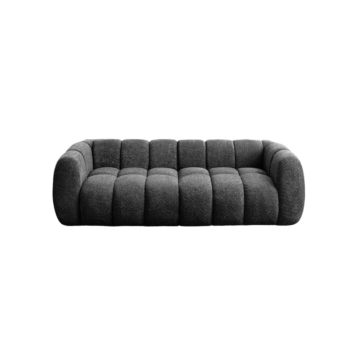Bouclé Cloud Sofa - Upholstered Tufted Lounge Couch