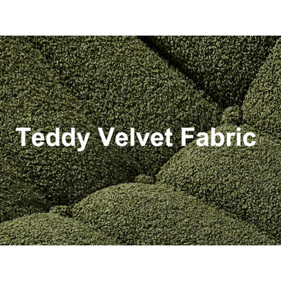 Teddy Velvet Sofa - Two-Seater Foam Loveseat