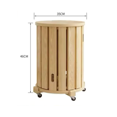 stackable wooden seating set for minimalist home decor