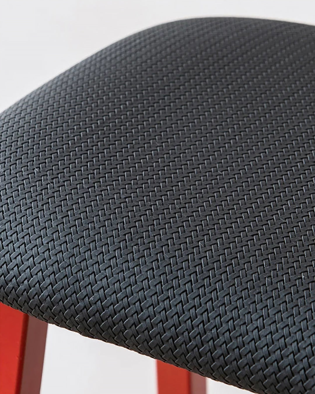 bar stool cross stretcher base detail shot showing stability structure