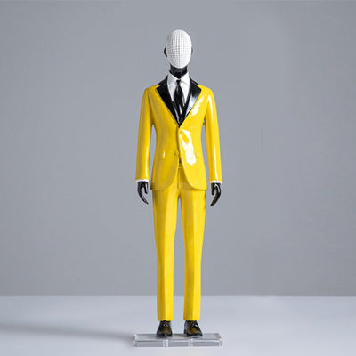 Male Model Statue - Handcrafted Resin Art Figure