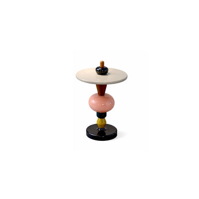 Modular Side Table - Color Stack Pedestal Design