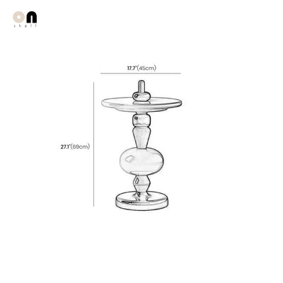 Modular Side Table - Color Stack Pedestal Design