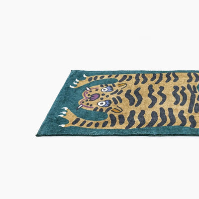 Funky Tiger Rug - Plush Soft Floor Mat, Cozy & Non Slip