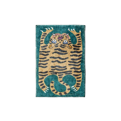 Funky Tiger Rug - Plush Soft Floor Mat, Cozy & Non Slip
