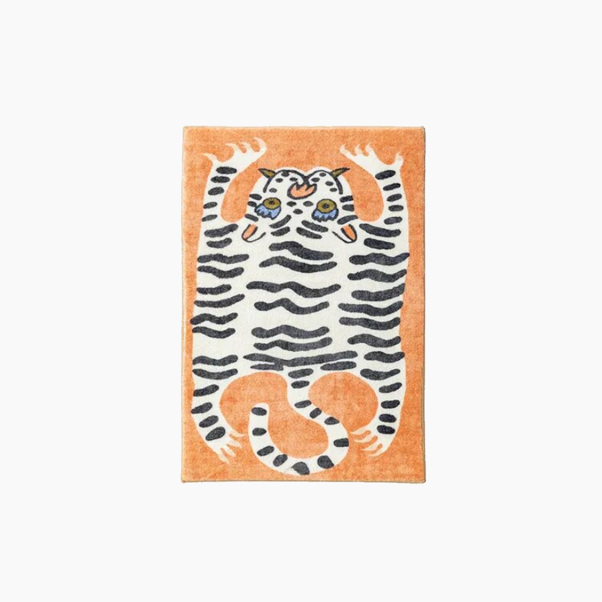 Funky Tiger Rug - Plush Soft Floor Mat, Cozy & Non Slip