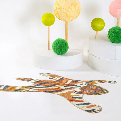 Leopard Hide Rug - Soft Floor Rug | Faux Animal Skin Mat