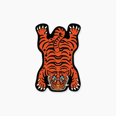 Cartoon Tiger Rug - Cute Animal Decor Mat